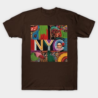 NYC Hidden in Abstract Art Tshirt T-Shirt